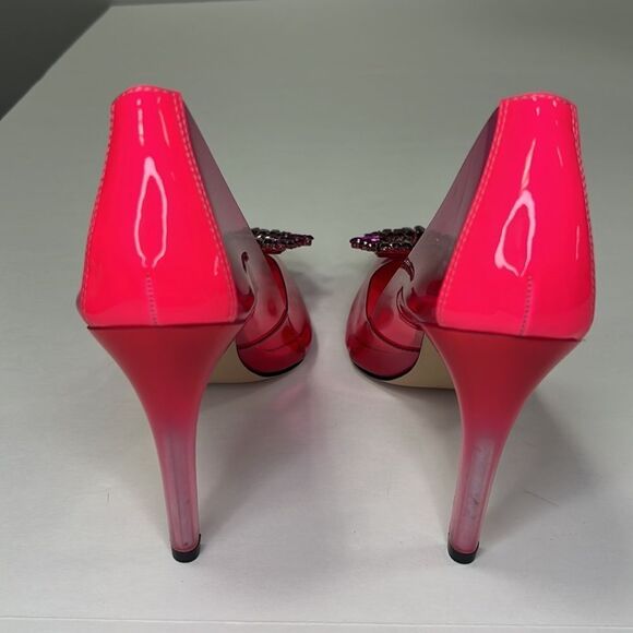 Good American Hot Pink Cinder-f*cking-rella Pump Size 8.5 - Picture 5 of 8